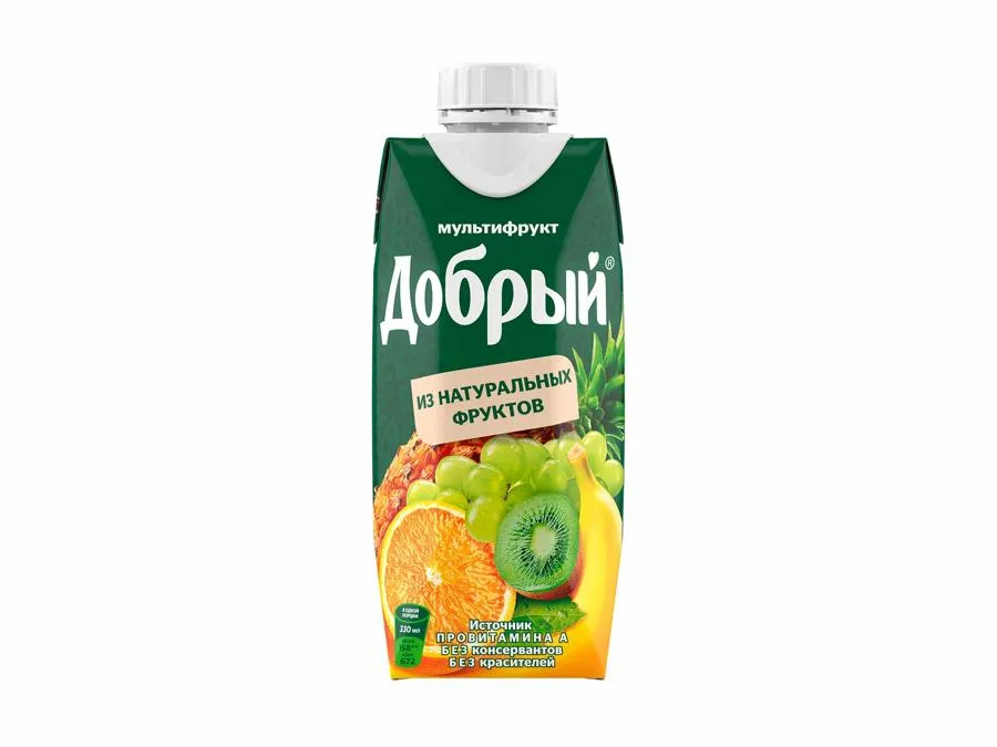 Сок Добрый Мультифрукт 0,3 ПЭТ