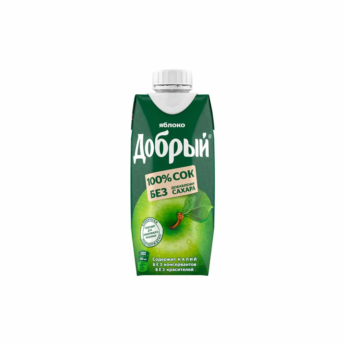 Сок Добрый Яблоко 0,3 ПЭТ