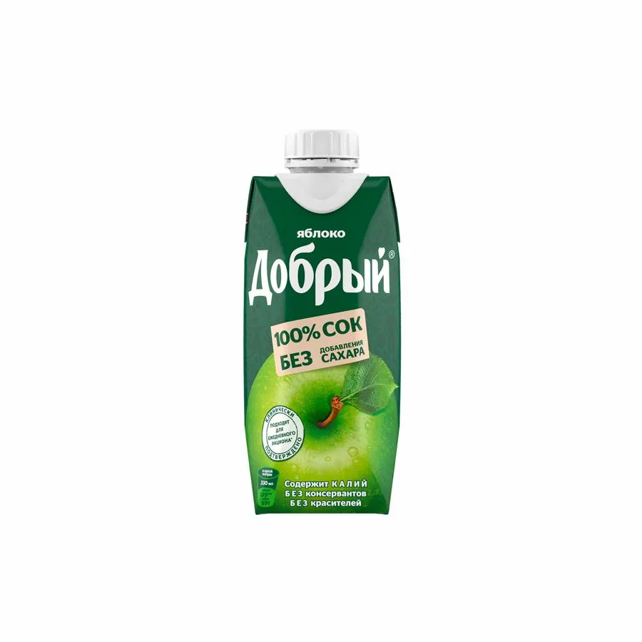 Сок Добрый Яблоко 0,3 ПЭТ