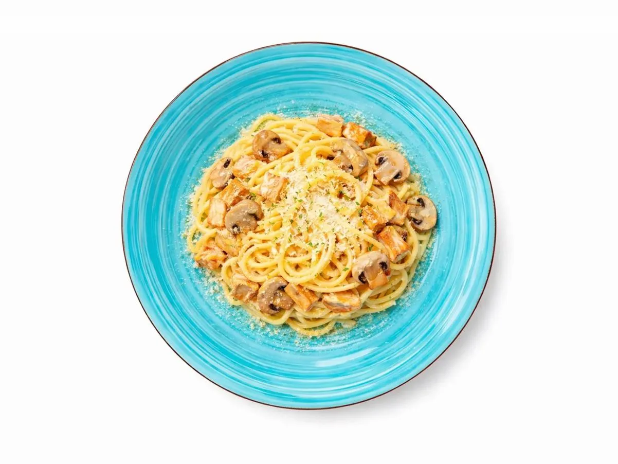 Паста с Курицей и Грибами 